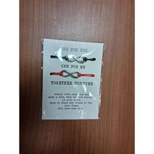 NEW Infinity Bracelet Set Besties Friendship Lovers Y2K Casual